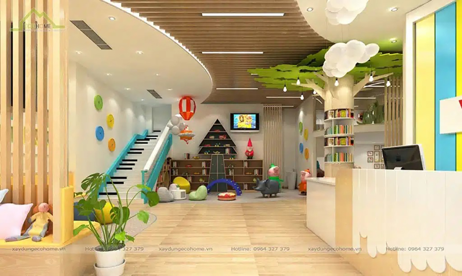 Thiết kế trường mầm non Quốc Tế VIỆT - SING
