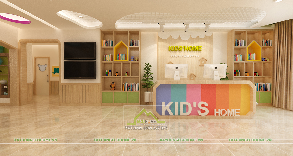 Thiết kế trường mầm non Kid’s Home tại TP Hải Dương