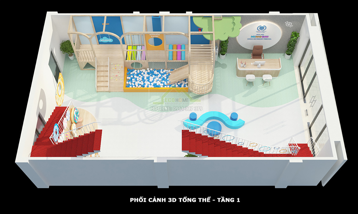 Thiết kế trường mầm non Mimochi