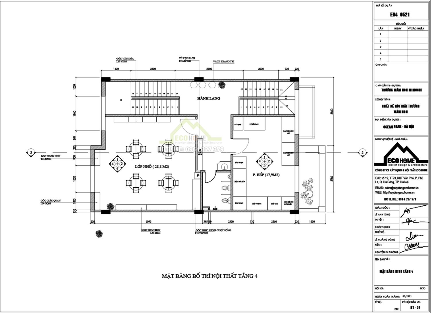 Thiết kế trường mầm non Mimochi