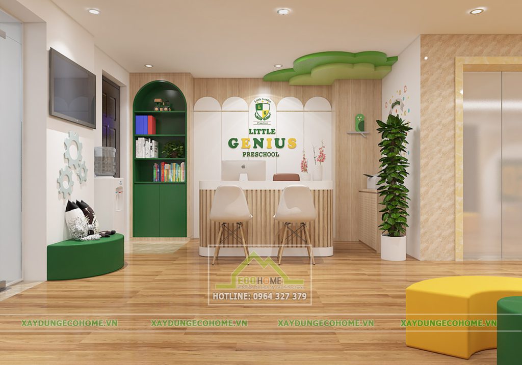 Thiết kế trường mầm non Little Genius
