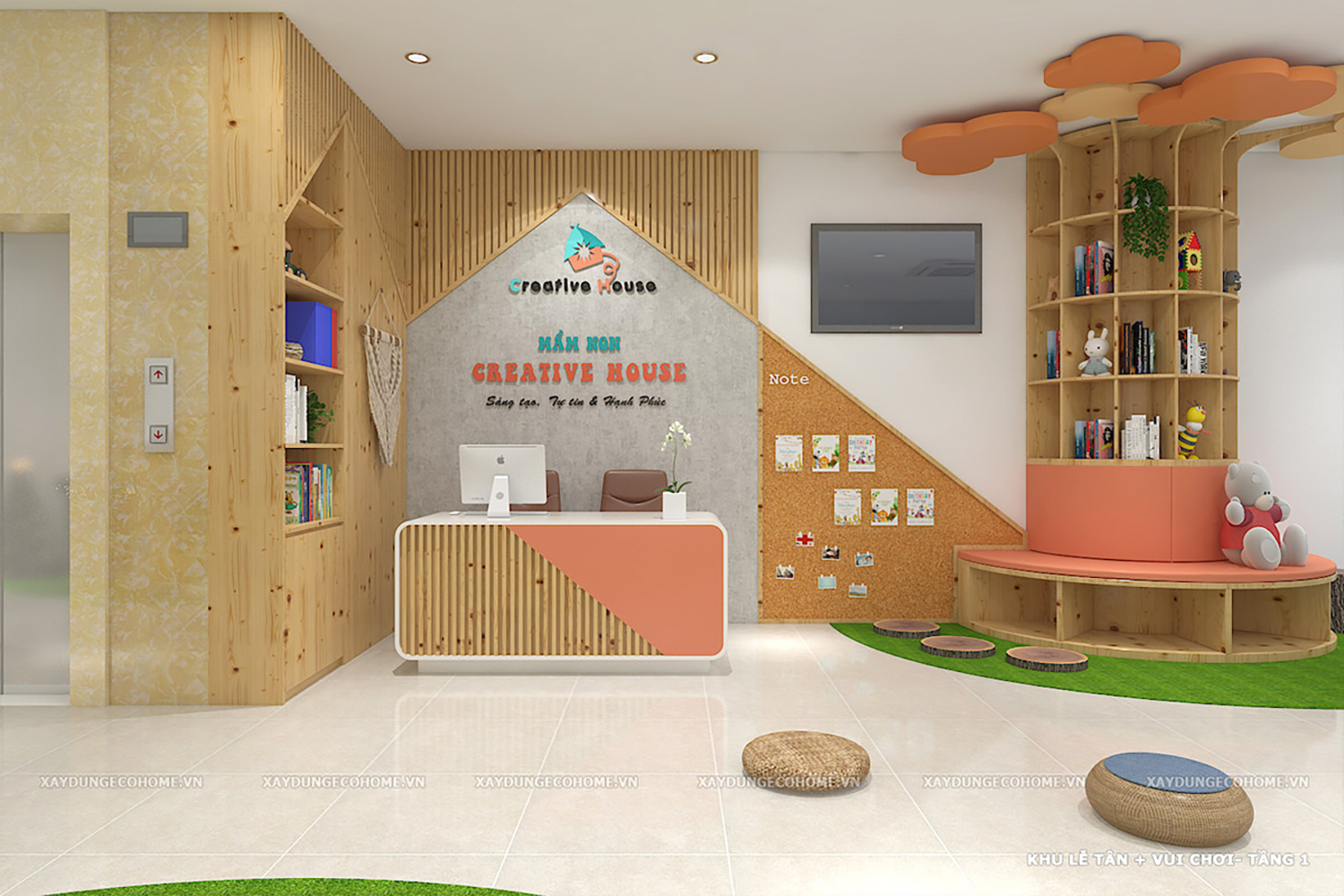 Thiết kế trường mầm non Creative House