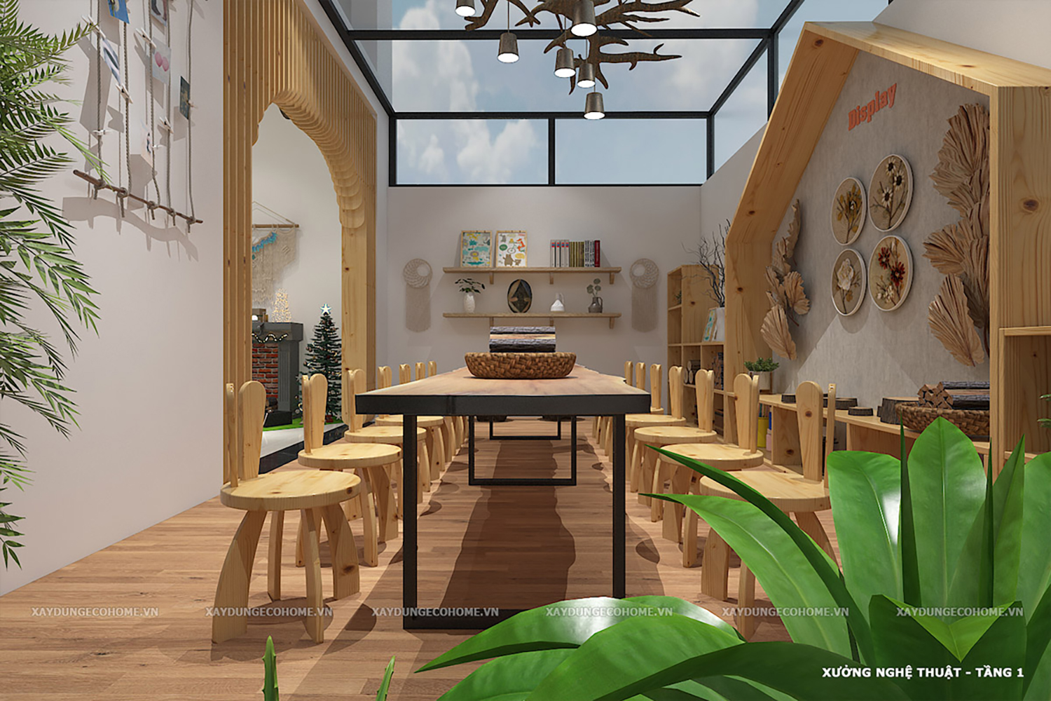 Thiết kế trường mầm non Creative House