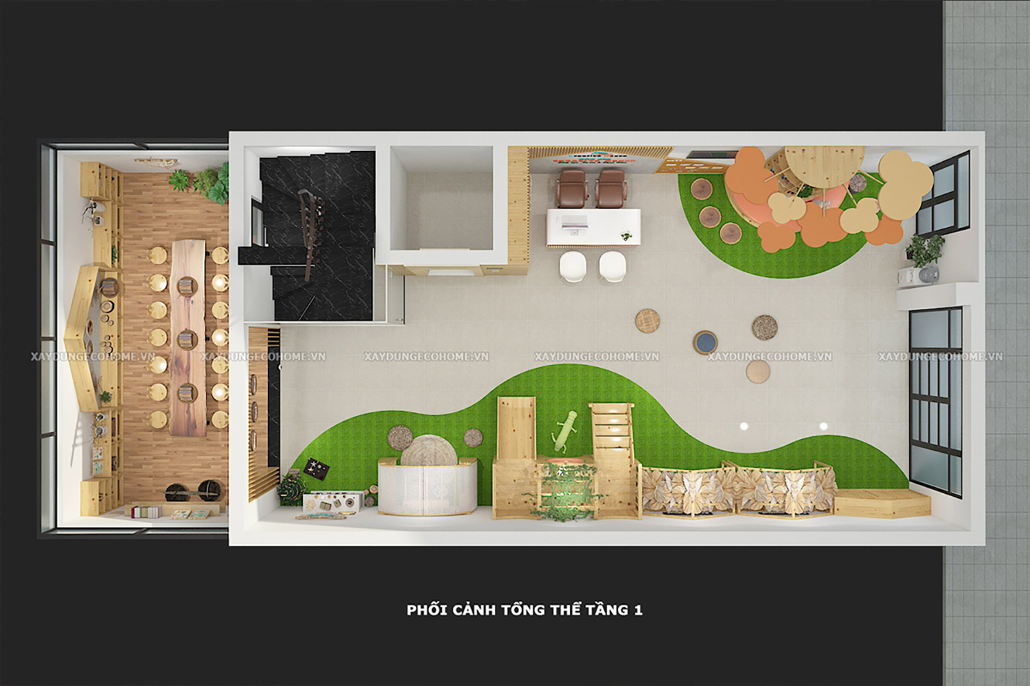 Thiết kế trường mầm non Creative House