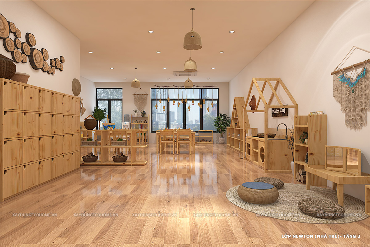 Thiết kế trường mầm non Creative House