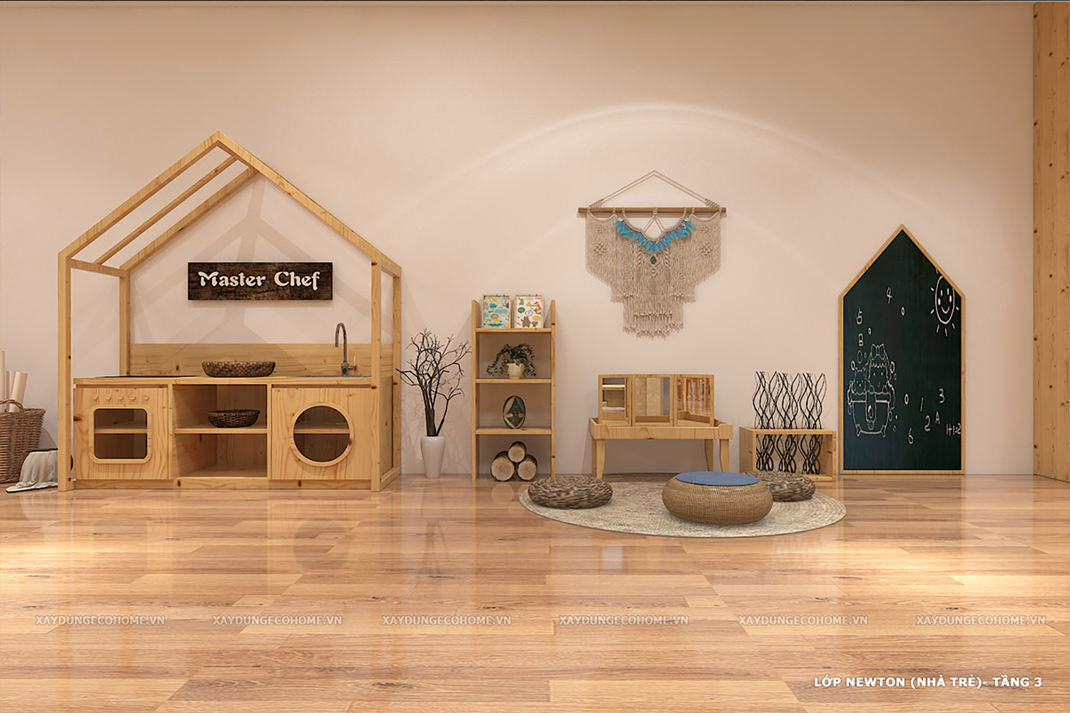 Thiết kế trường mầm non Creative House