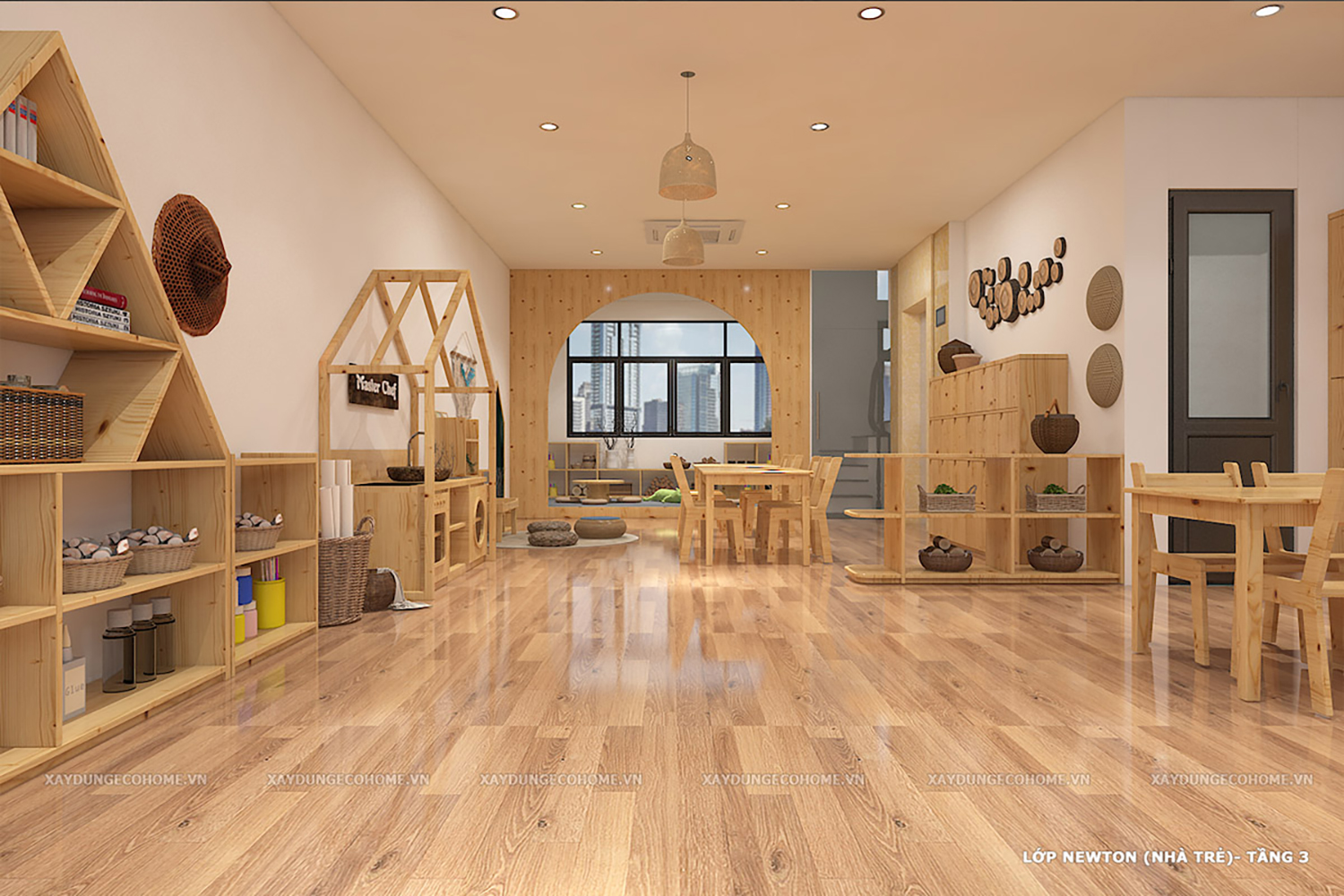 Thiết kế trường mầm non Creative House