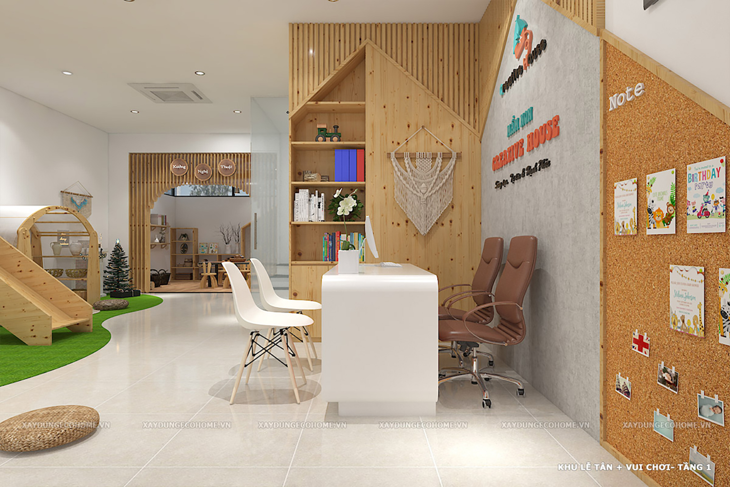 Thiết kế trường mầm non Creative House