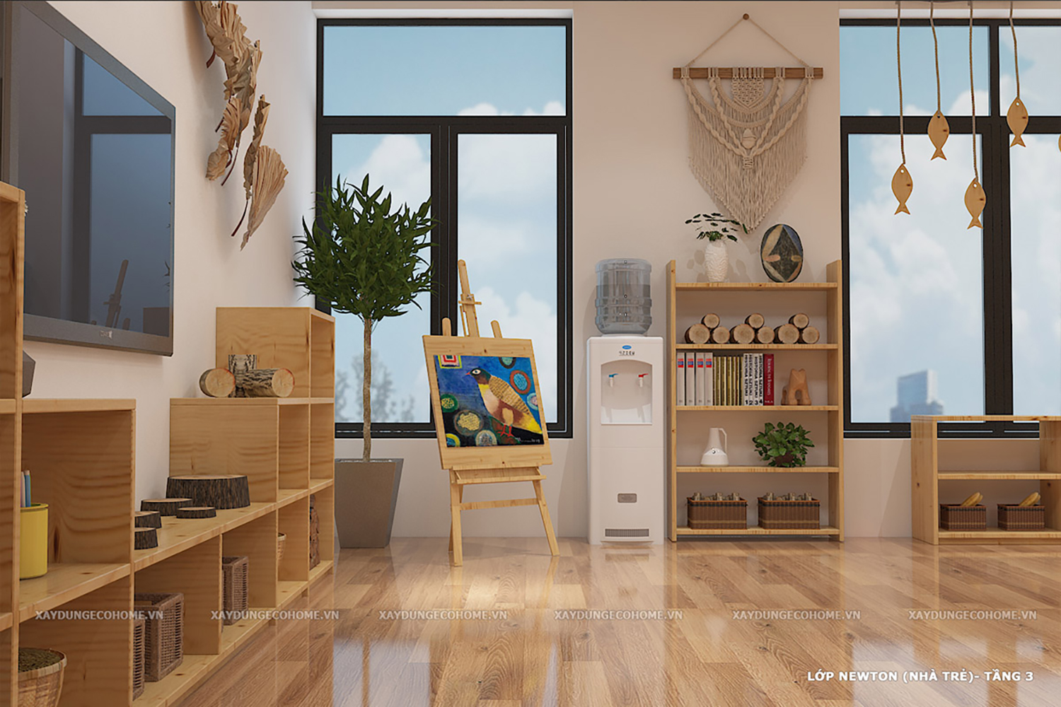 Thiết kế trường mầm non Creative House