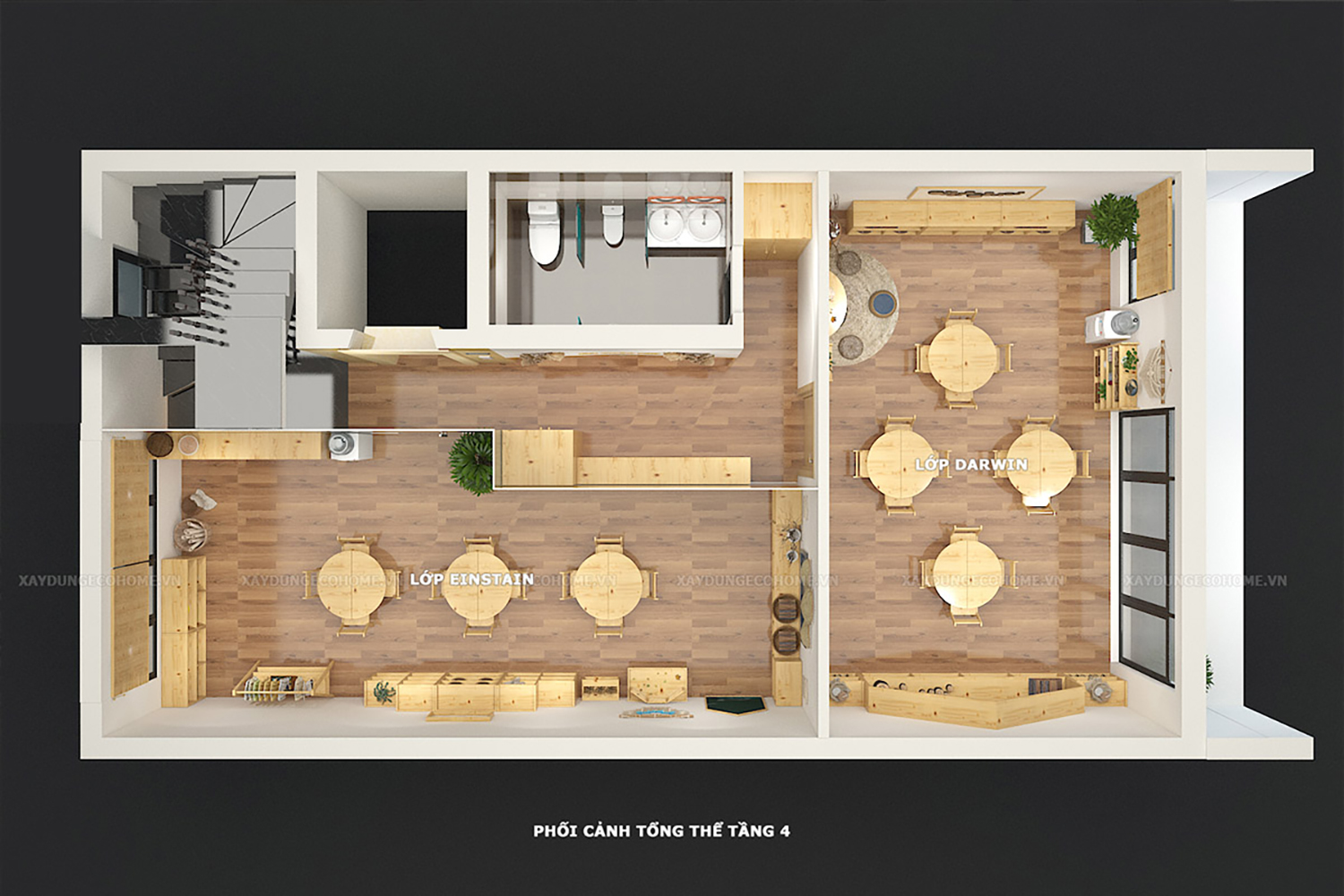 Thiết kế trường mầm non Creative House