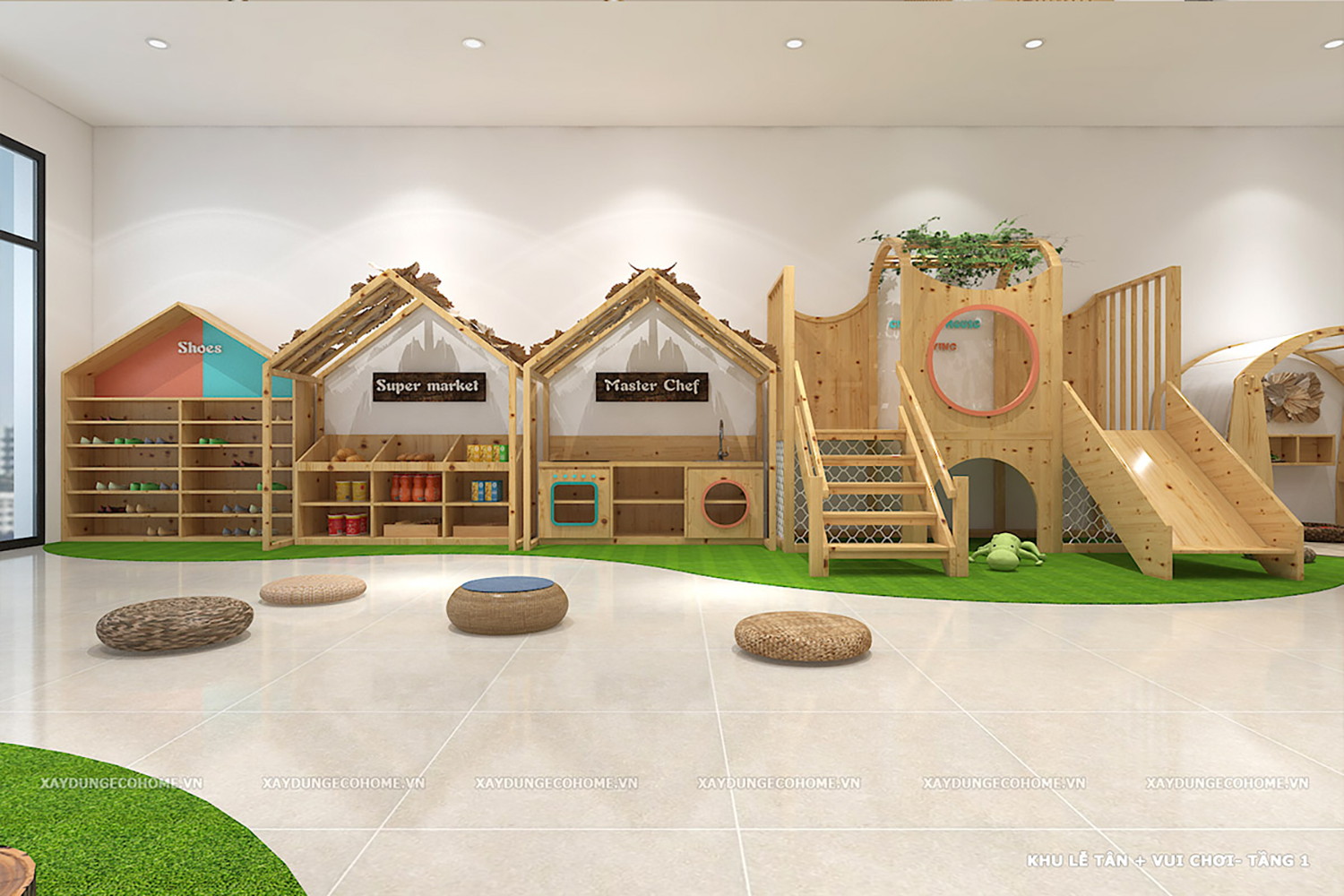 Thiết kế trường mầm non Creative House