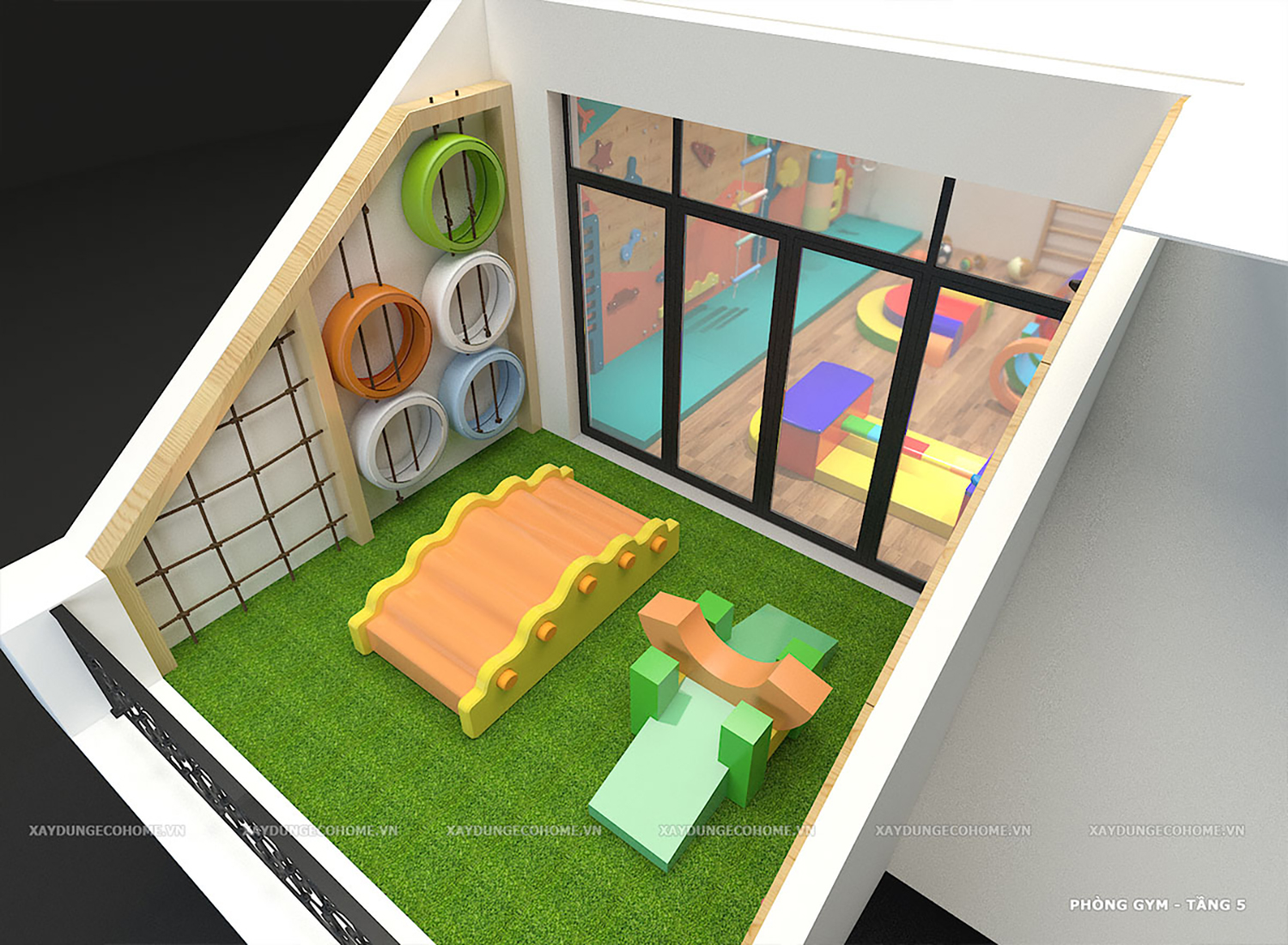 Thiết kế trường mầm non Creative House