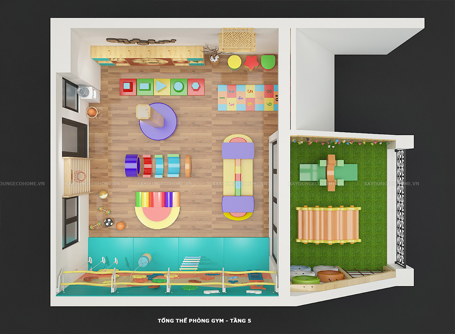 Thiết kế trường mầm non Creative House