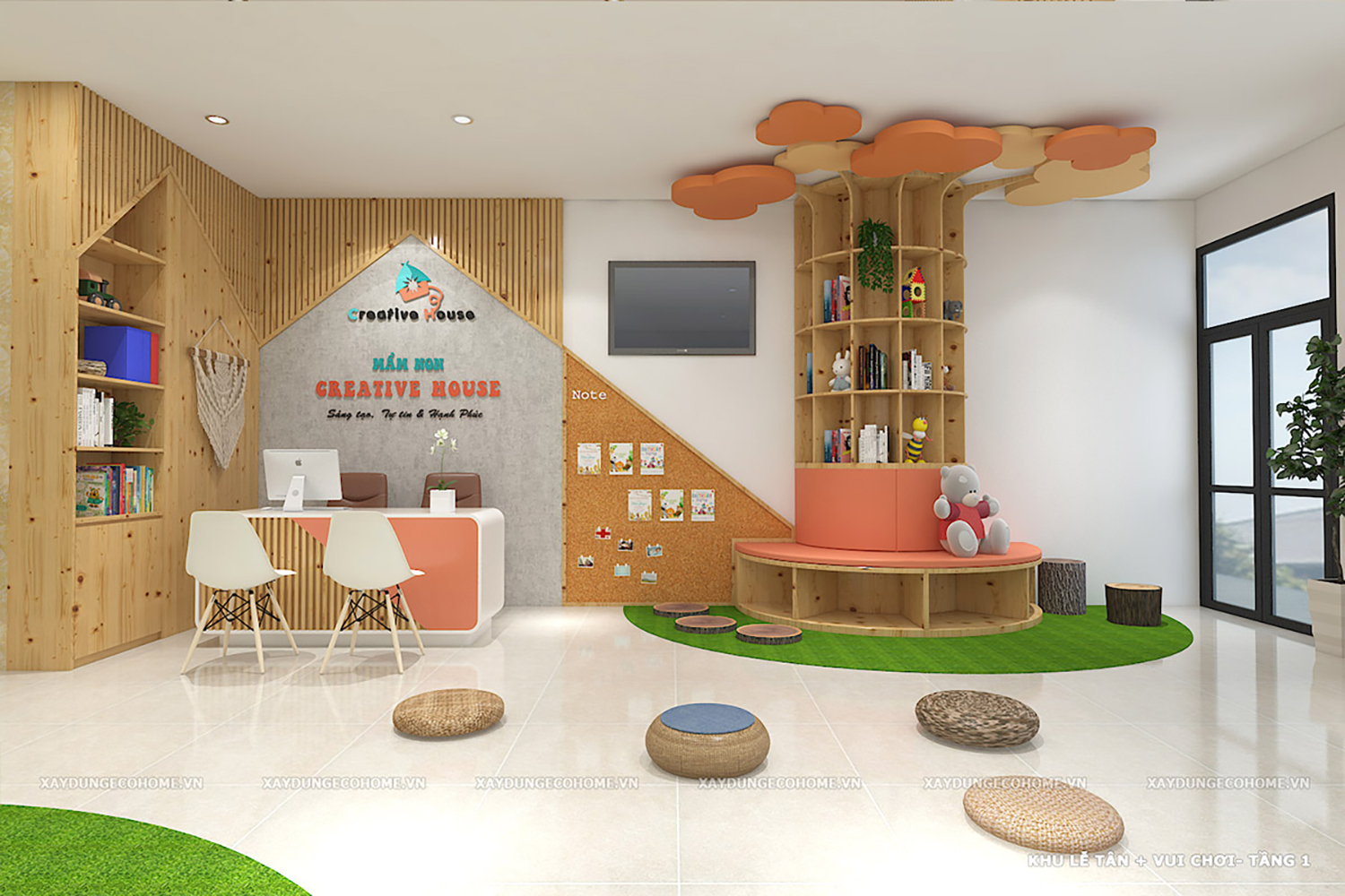 Thiết kế trường mầm non Creative House