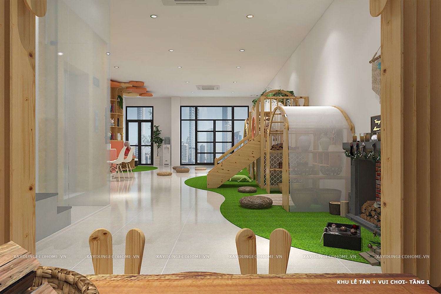 Thiết kế trường mầm non Creative House