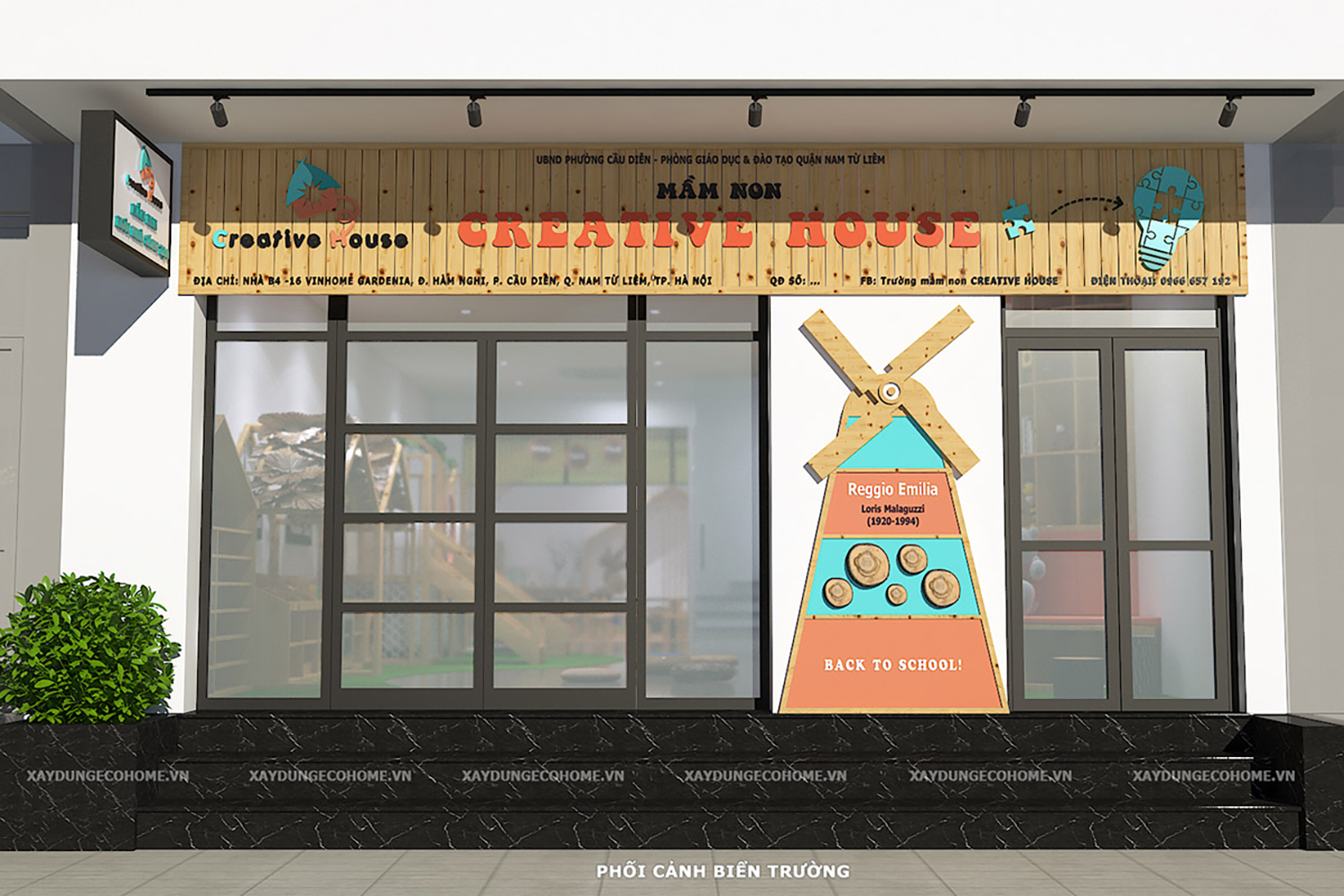 Thiết kế trường mầm non Creative House