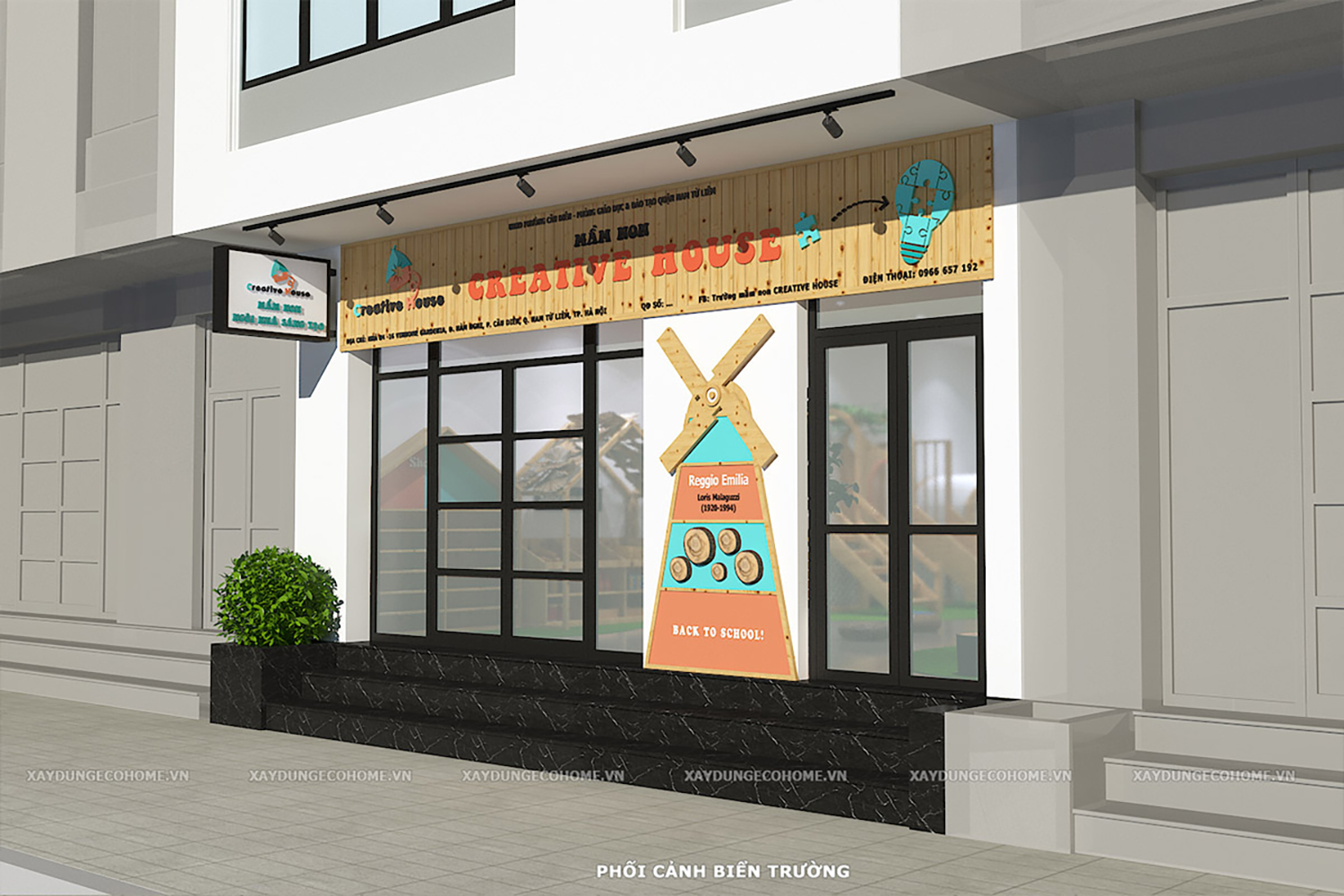 Thiết kế trường mầm non Creative House
