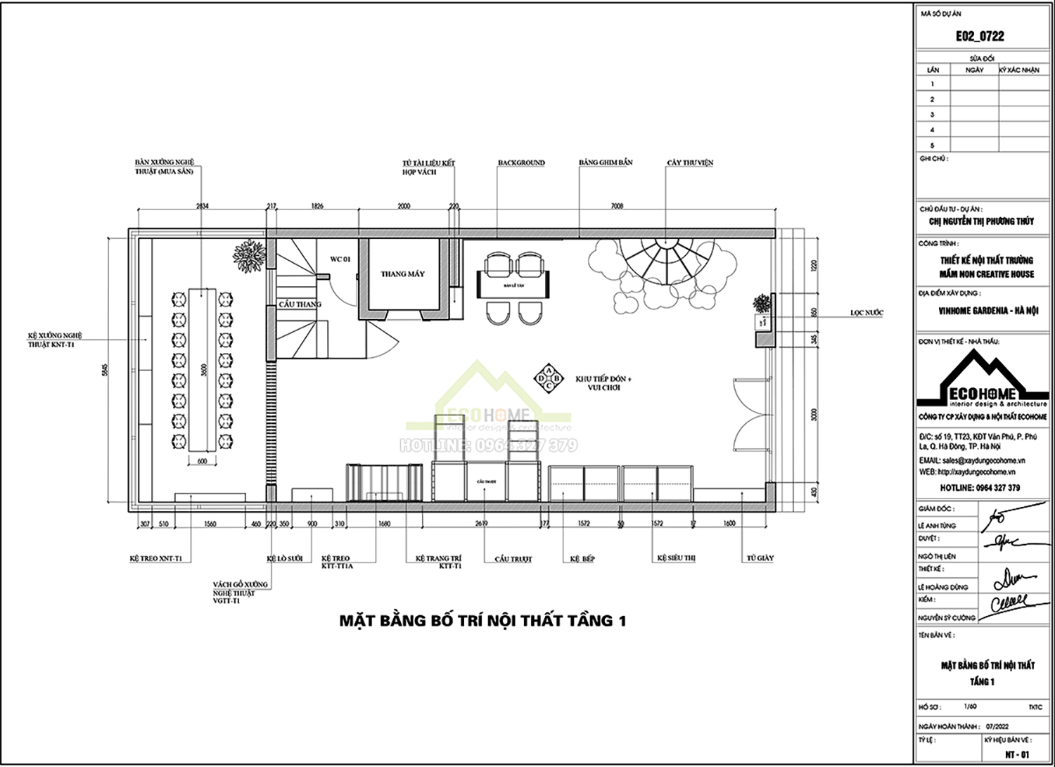 Thiết kế trường mầm non Creative House