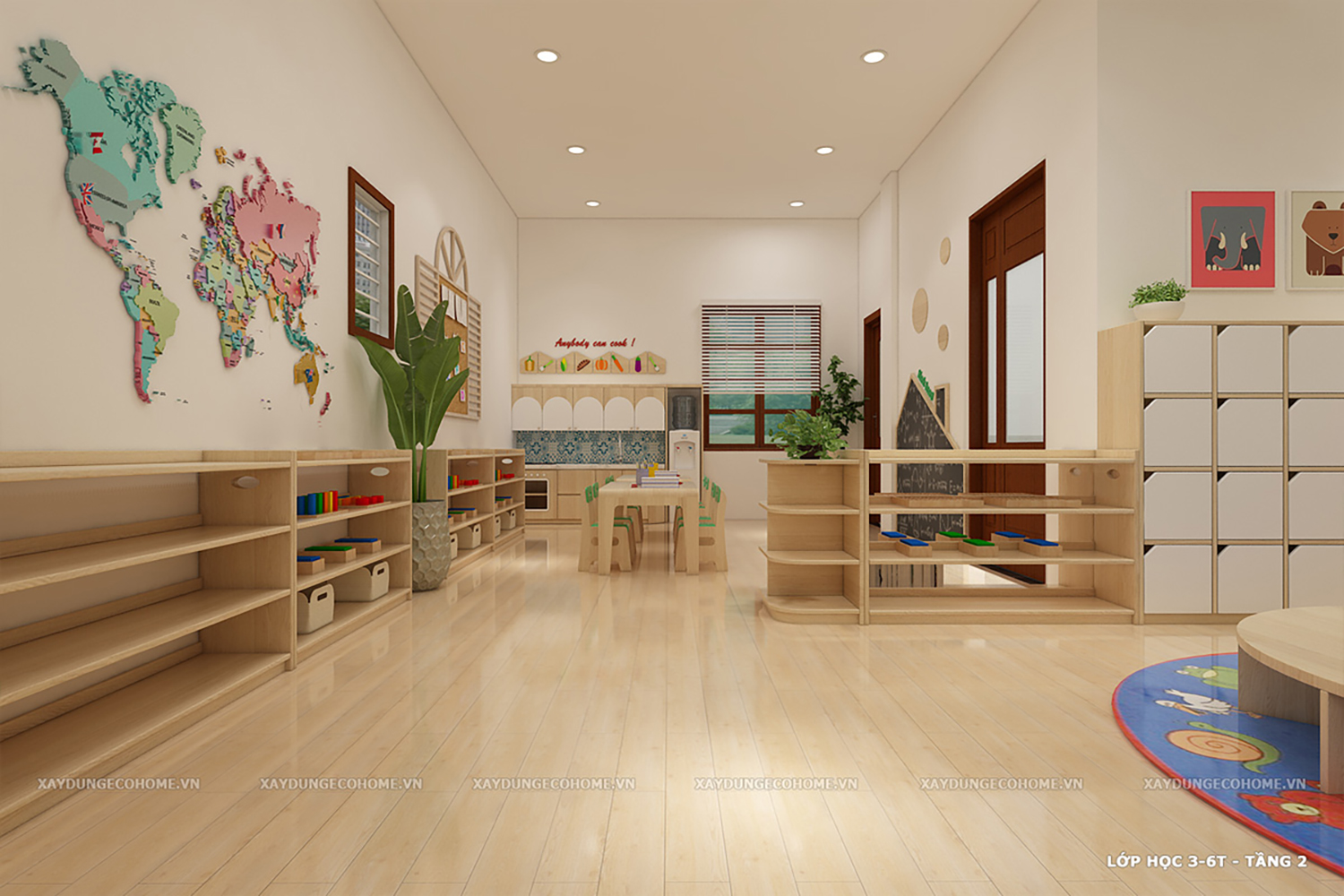 Thiết kế trường mầm non Nova Montessori