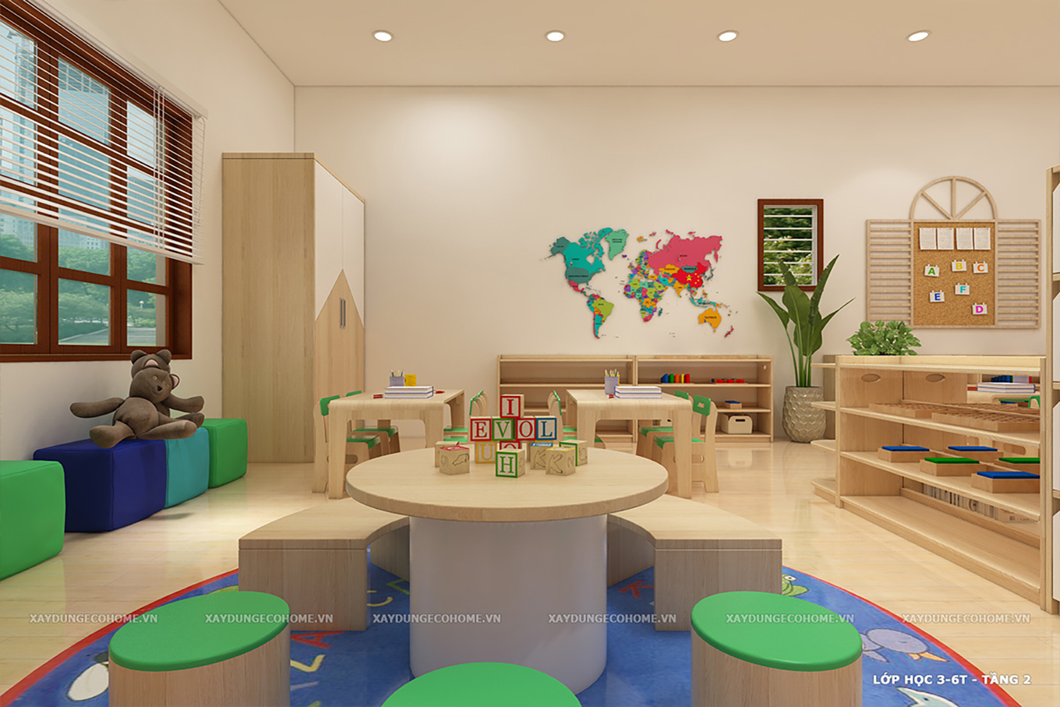 Thiết kế trường mầm non Nova Montessori