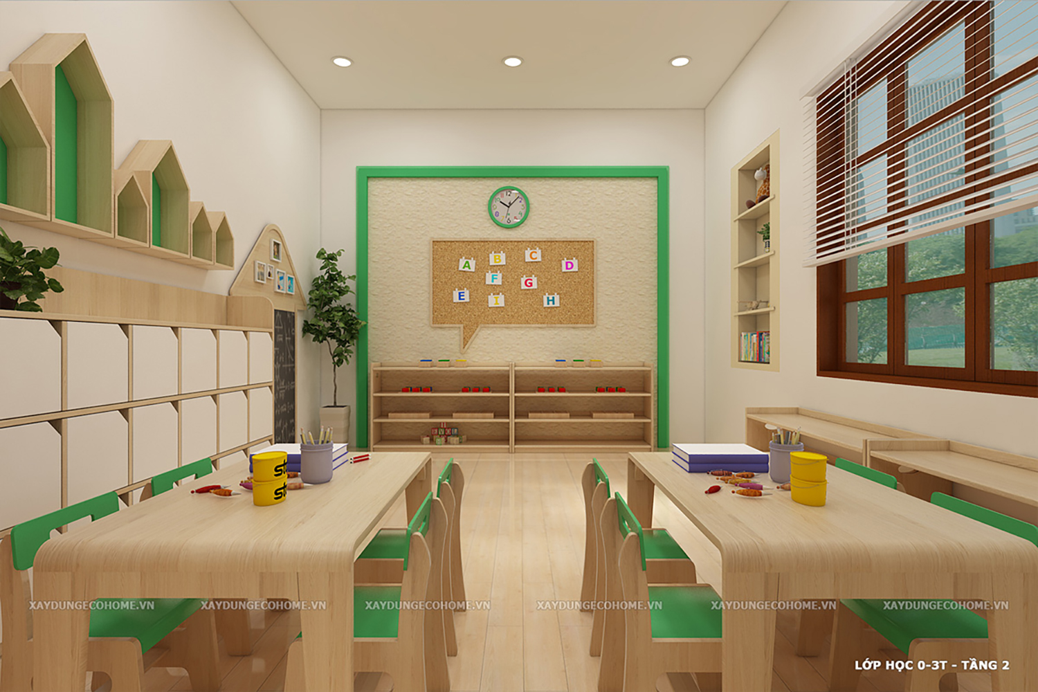 Thiết kế trường mầm non Nova Montessori