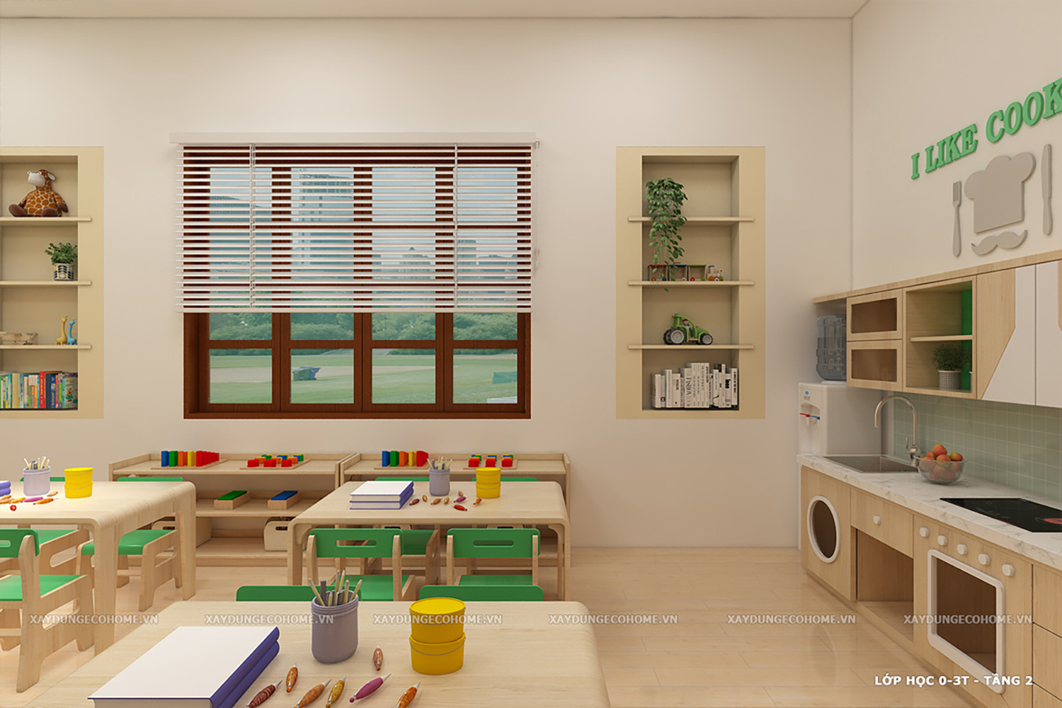Thiết kế trường mầm non Nova Montessori