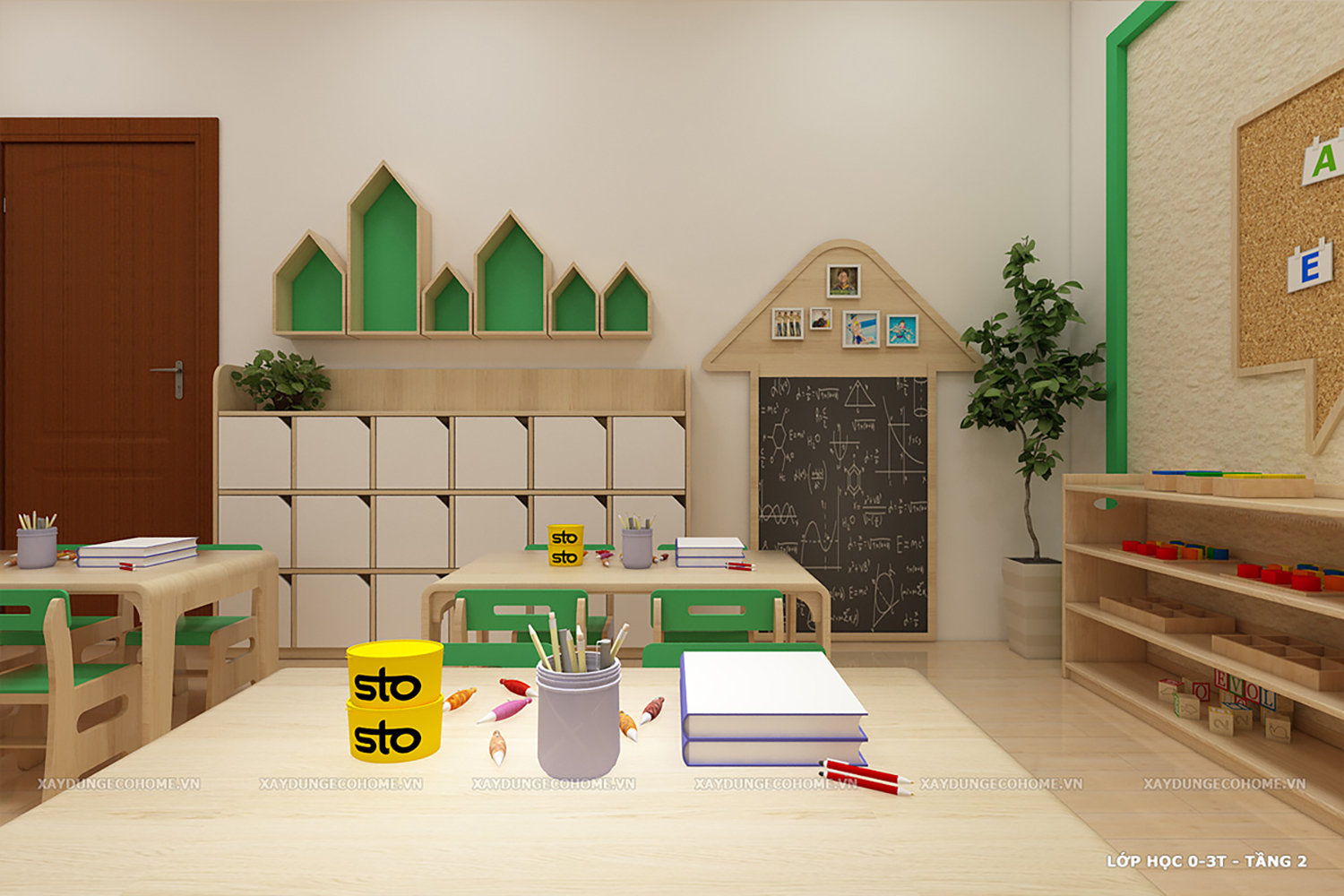 Thiết kế trường mầm non Nova Montessori