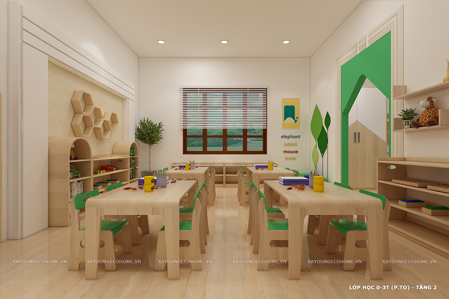 Thiết kế trường mầm non Nova Montessori