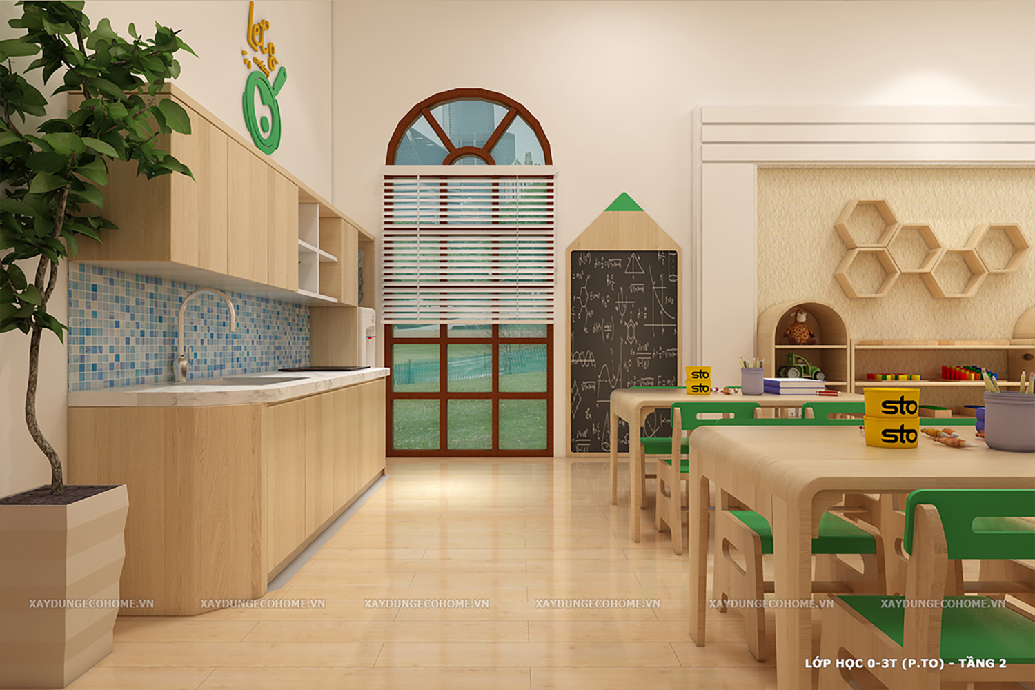 Thiết kế trường mầm non Nova Montessori