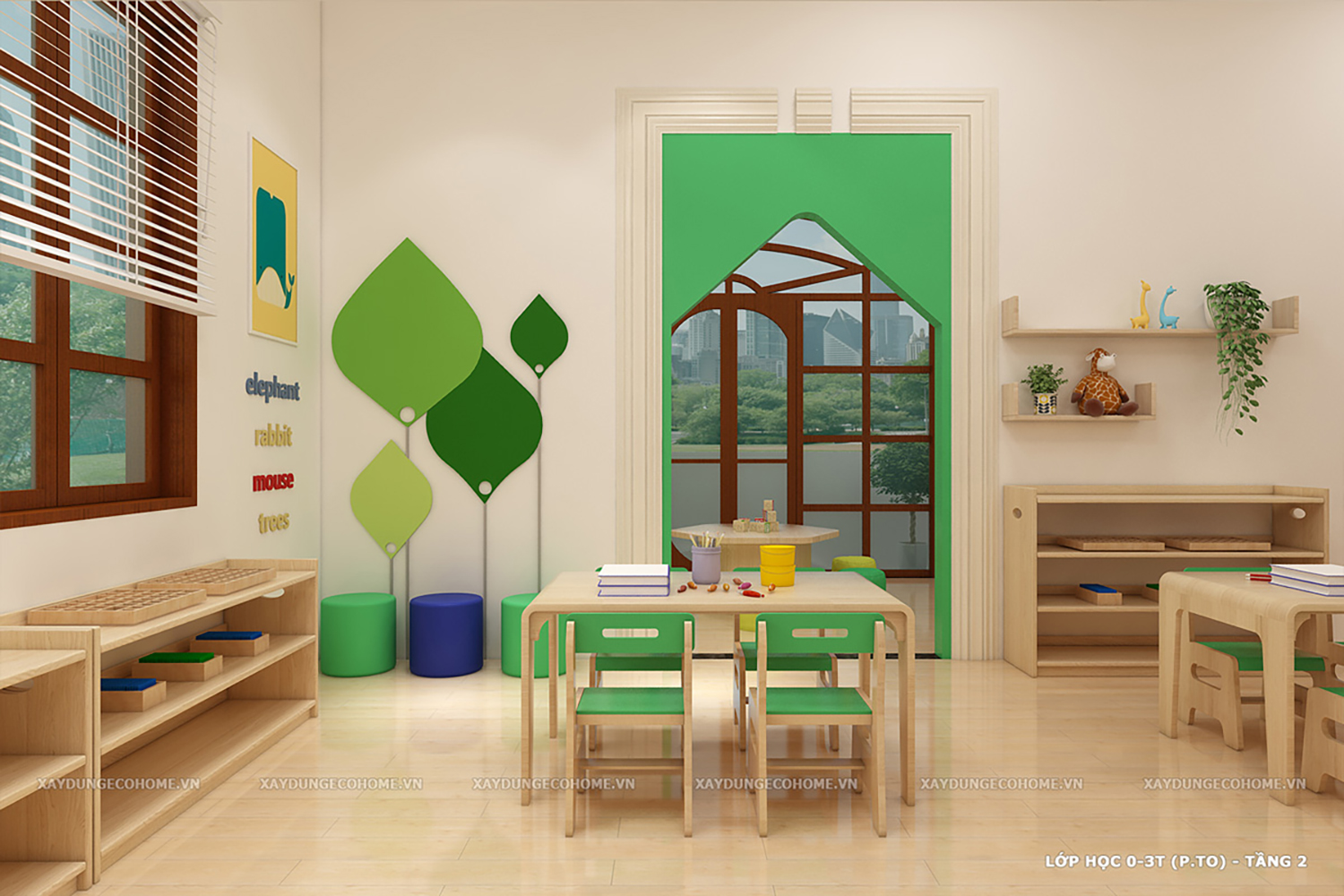 Thiết kế trường mầm non Nova Montessori