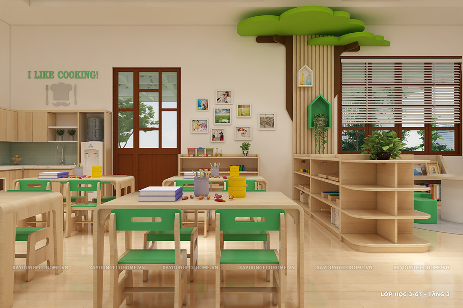 Thiết kế trường mầm non Nova Montessori