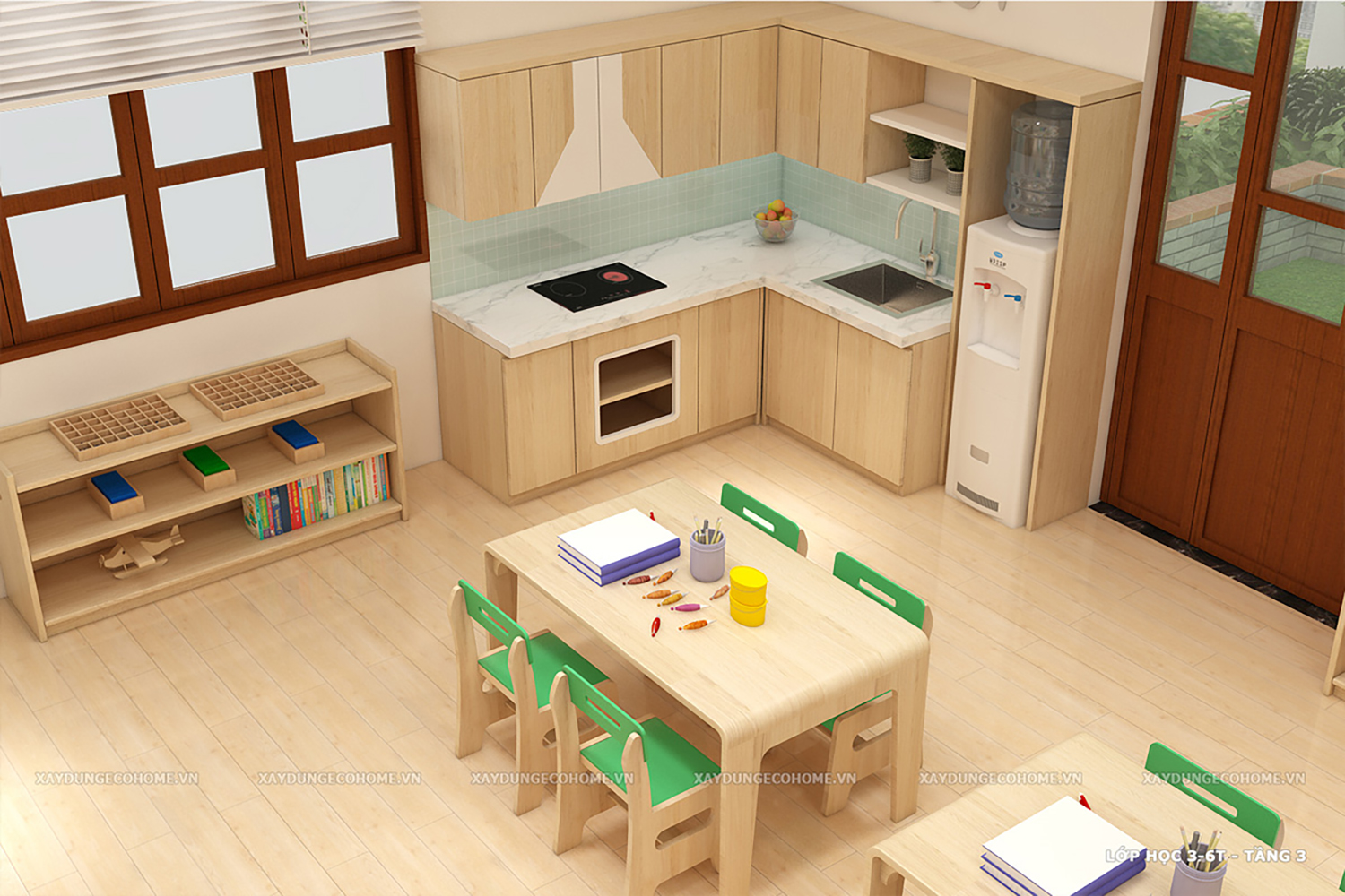 Thiết kế trường mầm non Nova Montessori