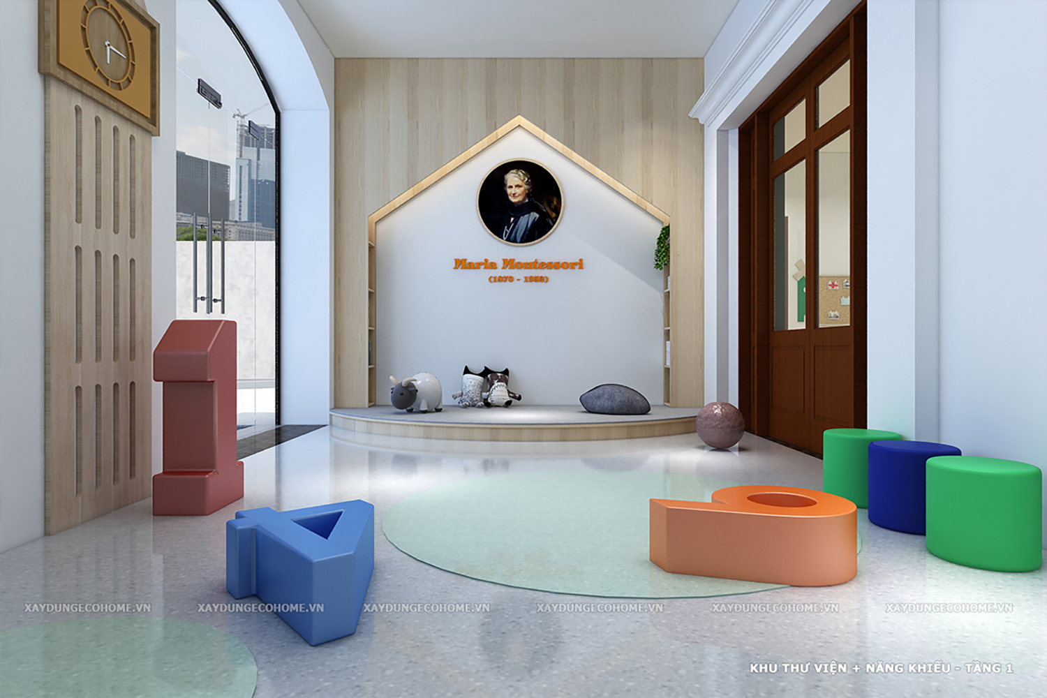 Thiết kế trường mầm non Nova Montessori