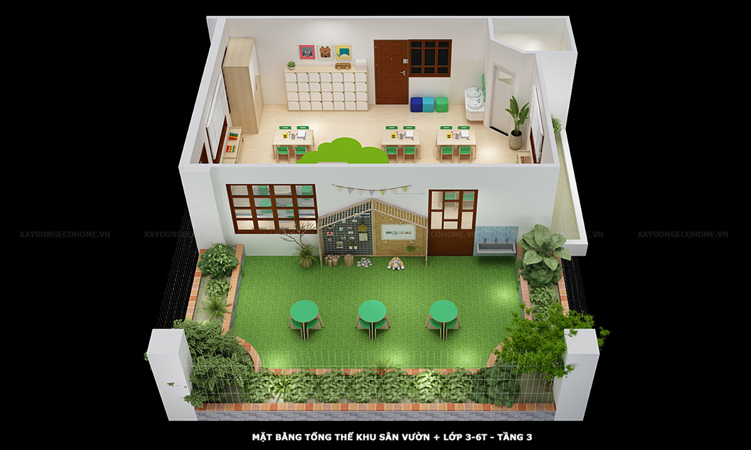 Thiết kế trường mầm non Nova Montessori