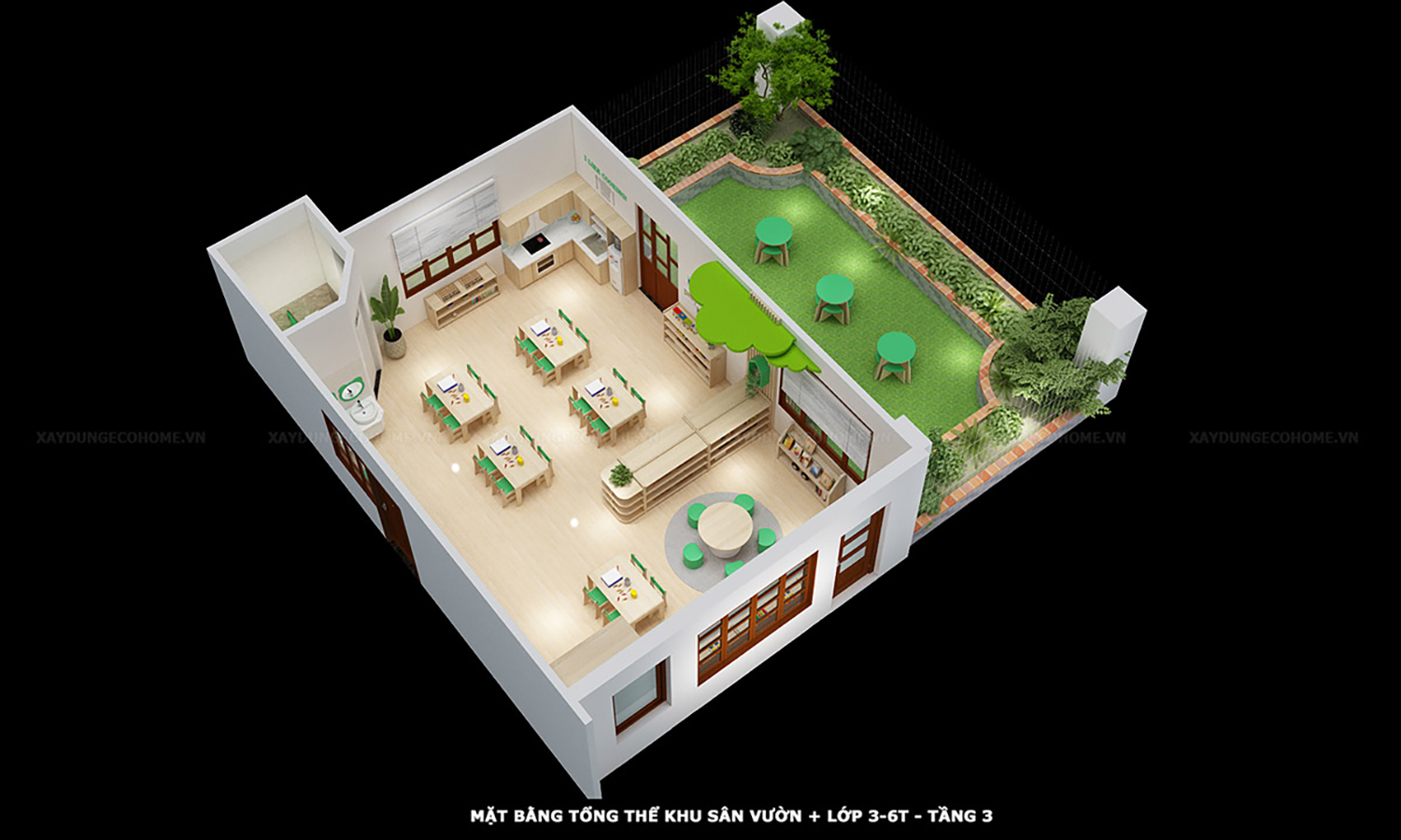 Thiết kế trường mầm non Nova Montessori