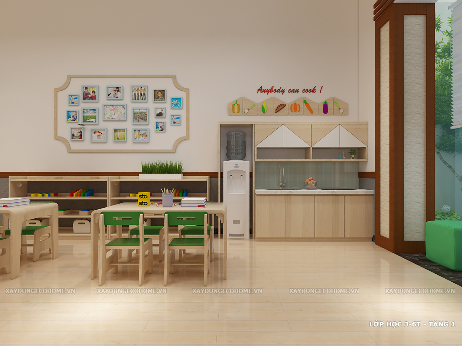 Thiết kế trường mầm non Nova Montessori