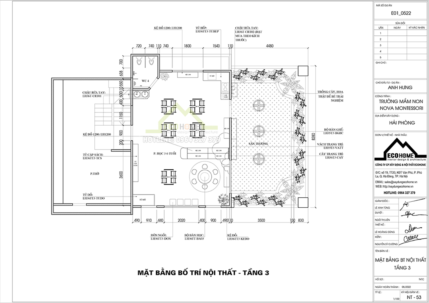 Thiết kế trường mầm non Nova Montessori