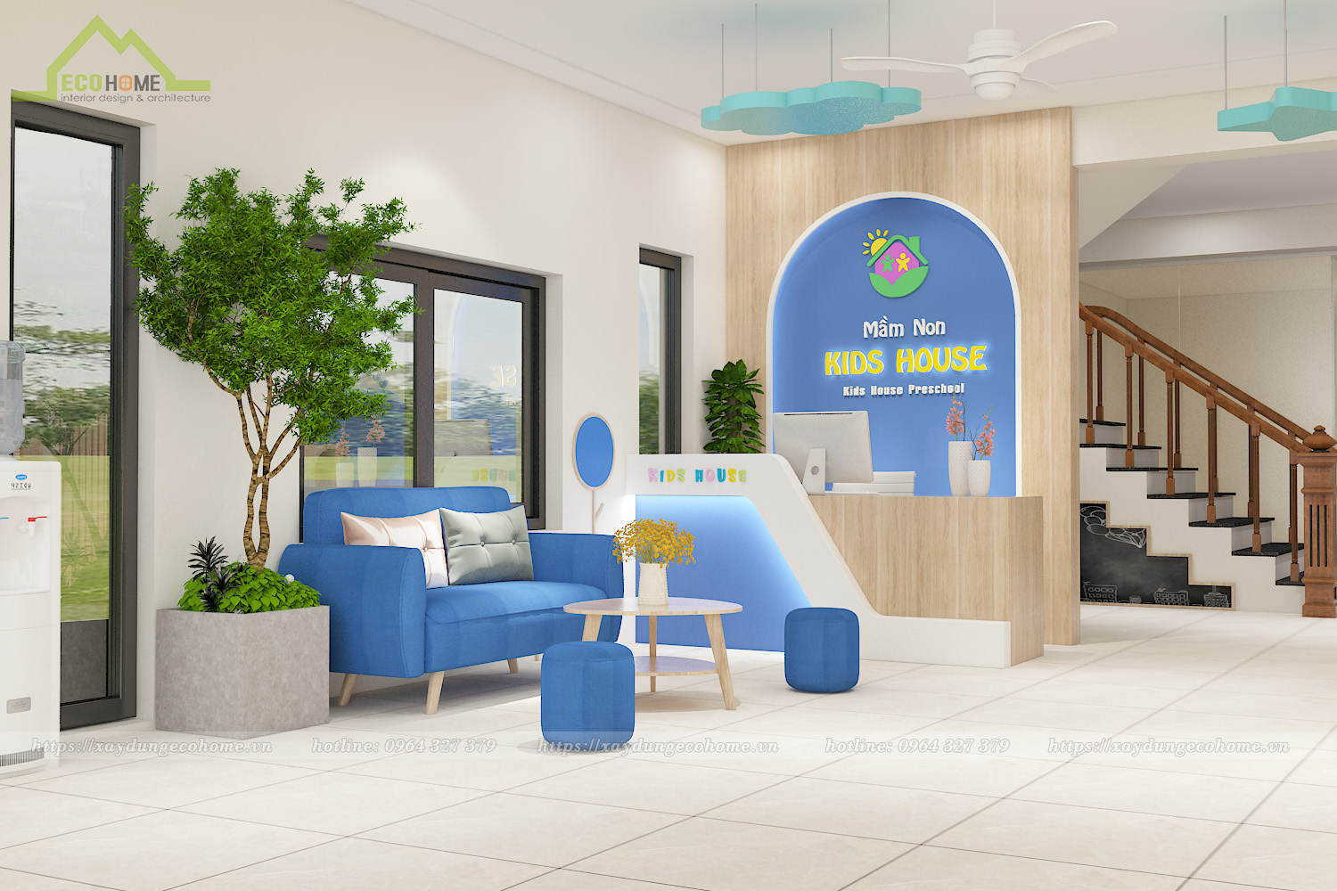 Thiết kế trường mầm non Kidshouse