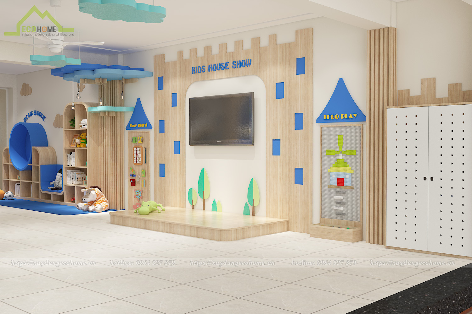Thiết kế trường mầm non Kidshouse