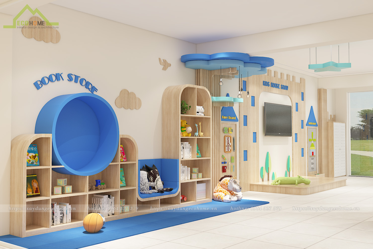 Thiết kế trường mầm non Kidshouse