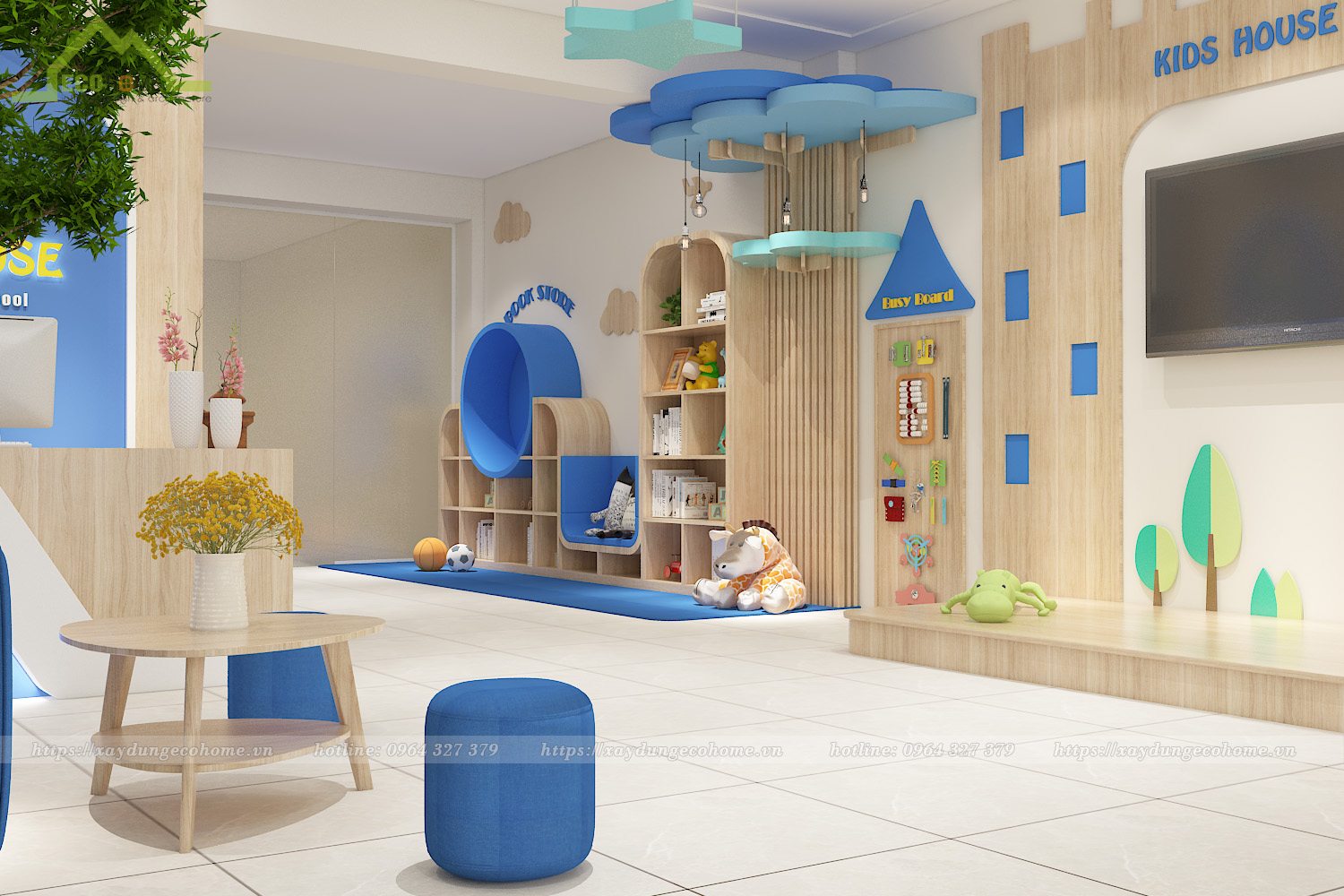 Thiết kế trường mầm non Kidshouse
