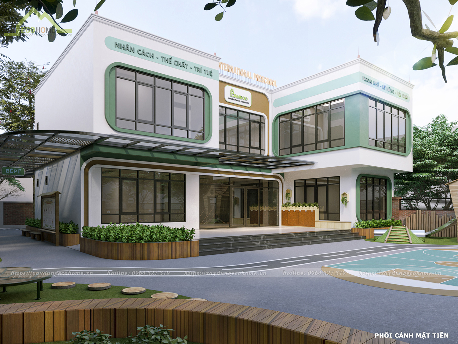 Thiết kế trường mầm non Bamboo