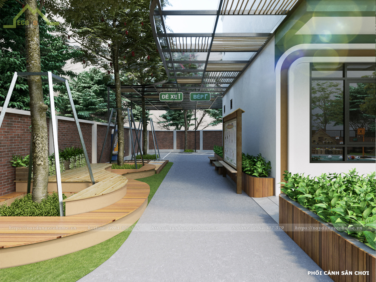 Thiết kế trường mầm non Bamboo