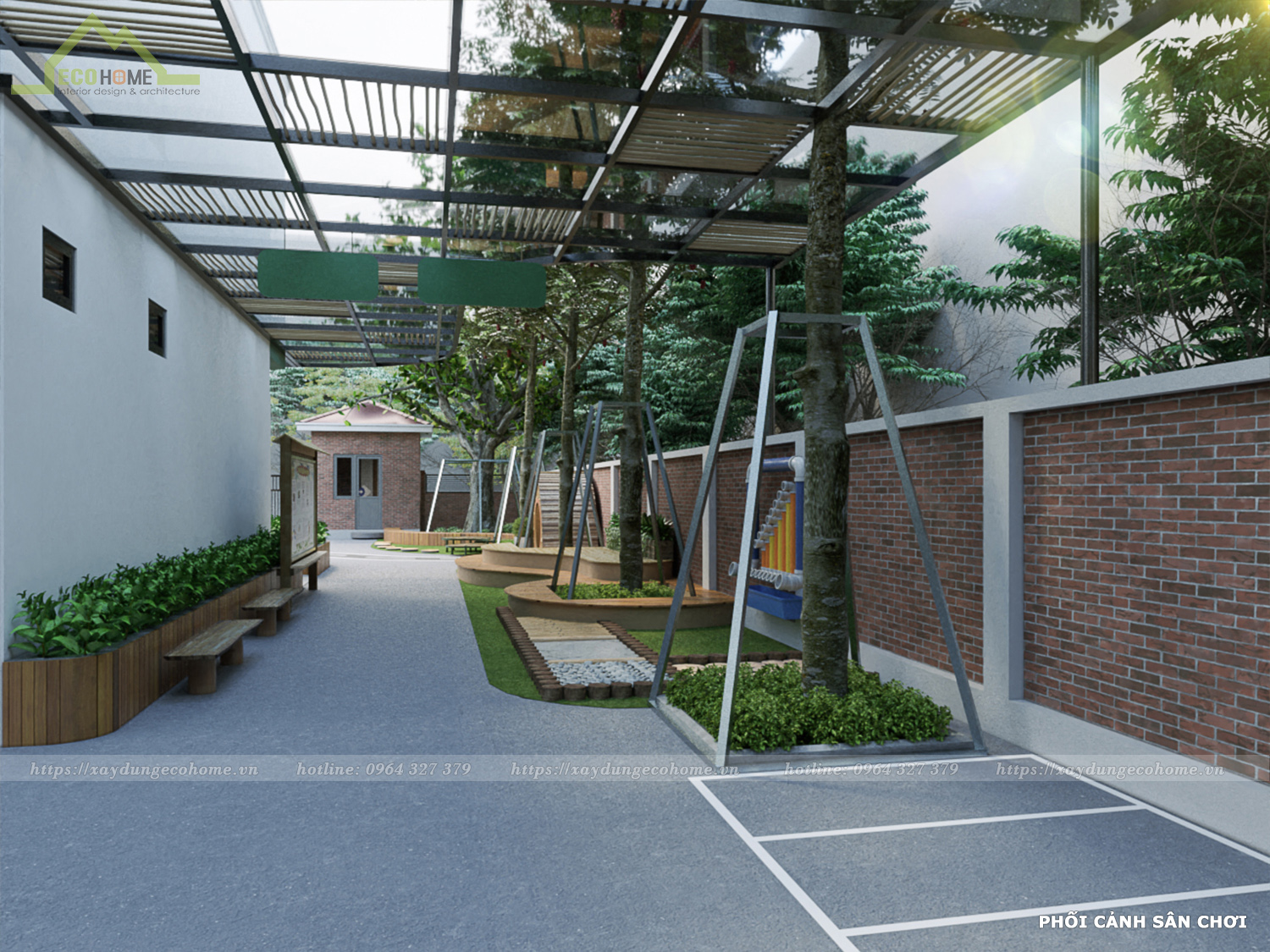 Thiết kế trường mầm non Bamboo