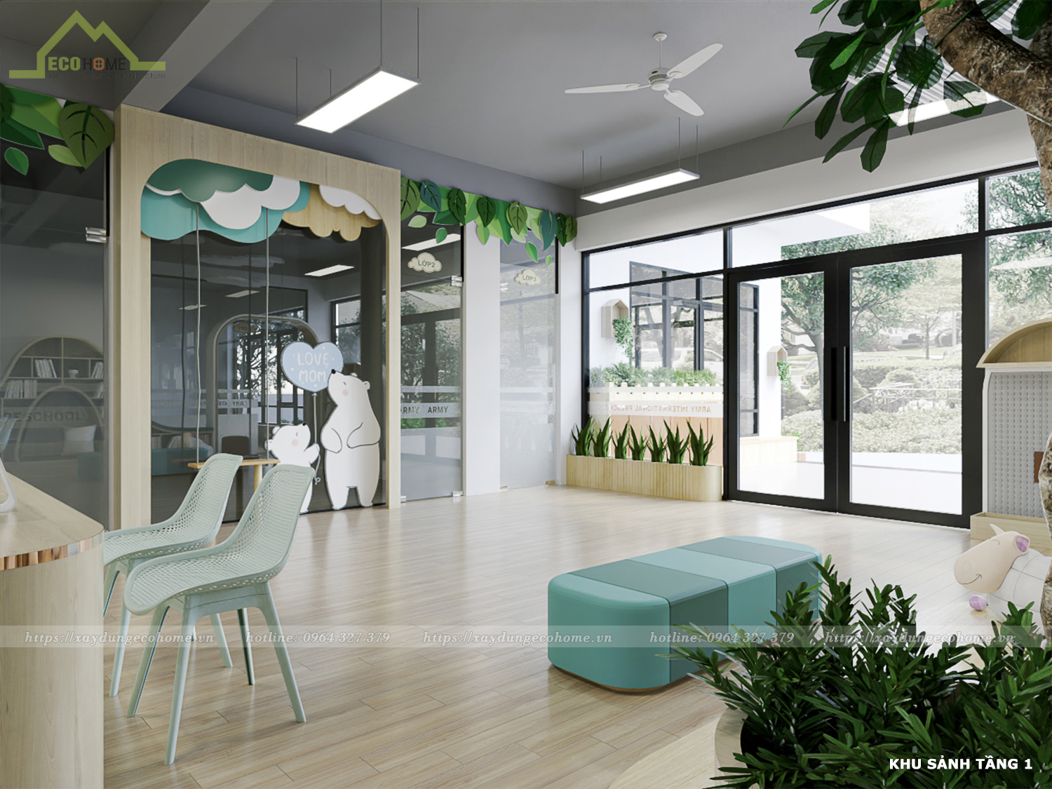 Thiết kế trường mầm non Bamboo