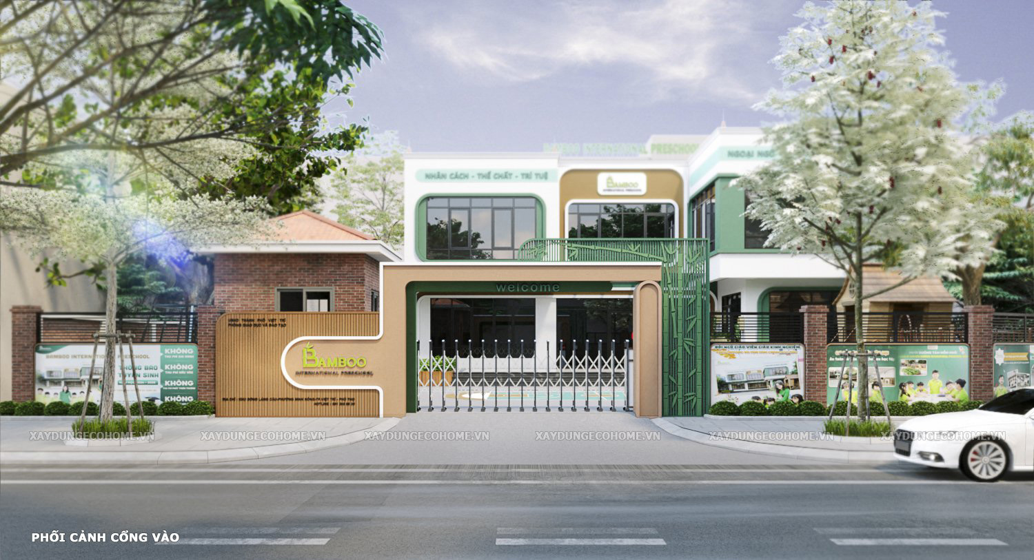 Thiết kế trường mầm non Bamboo