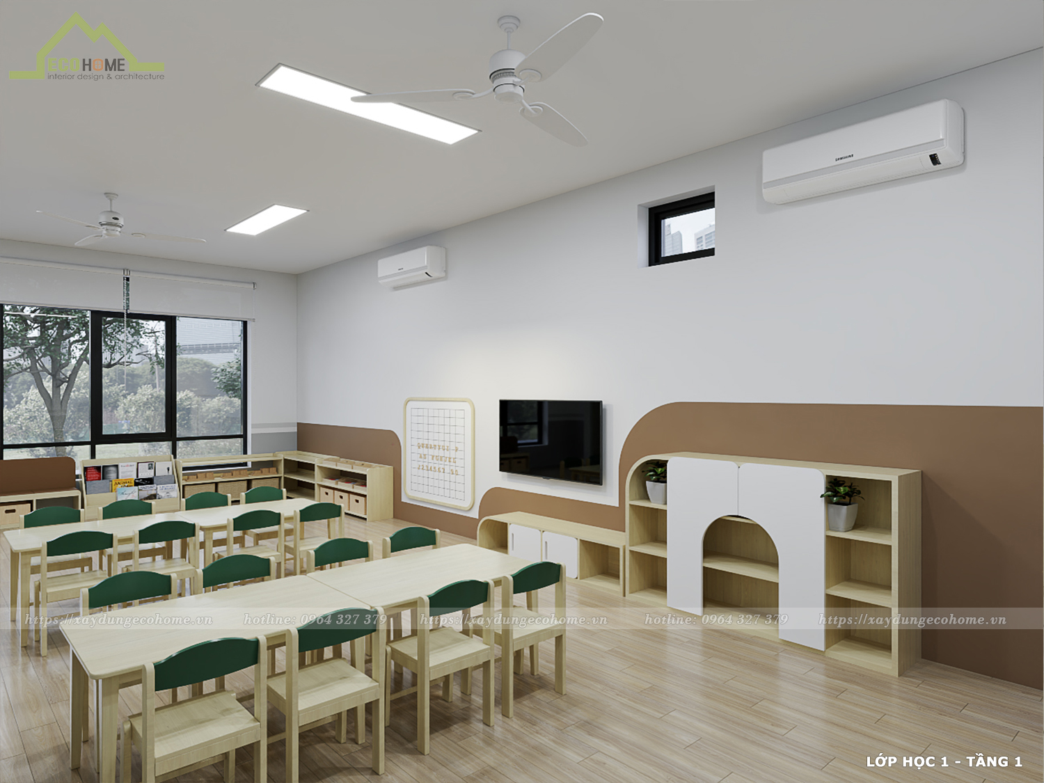 Thiết kế trường mầm non Bamboo