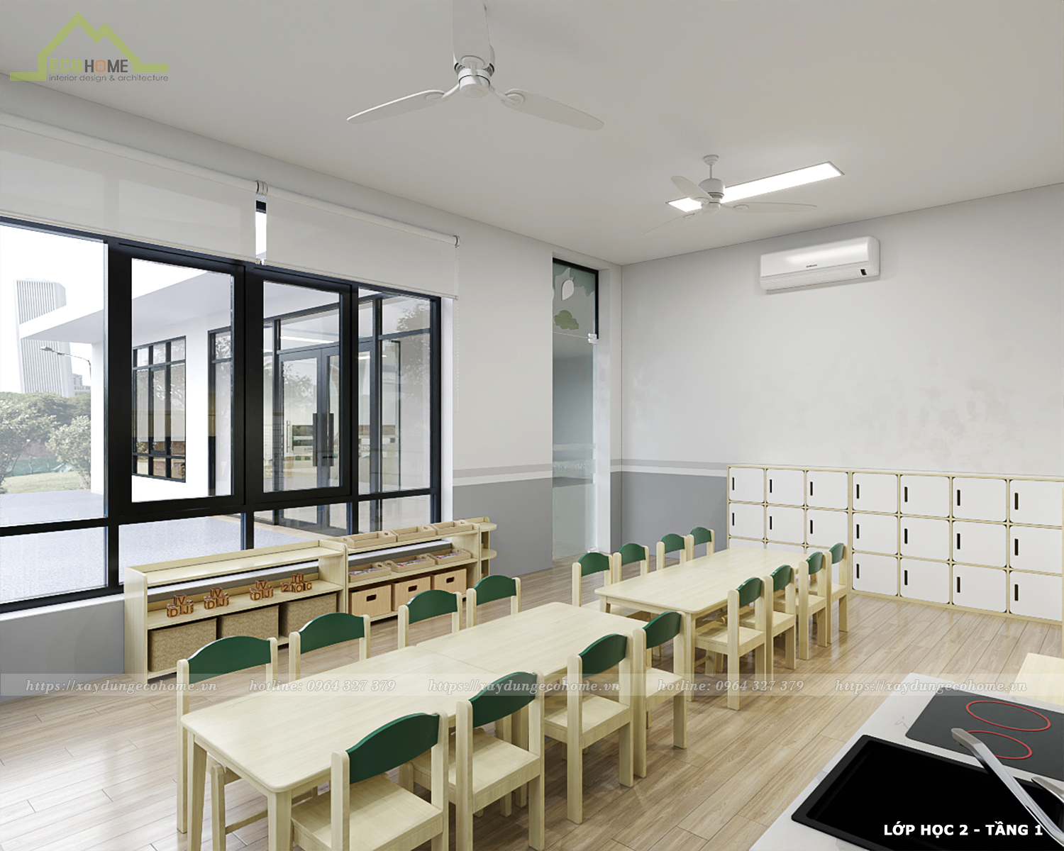 Thiết kế trường mầm non Bamboo