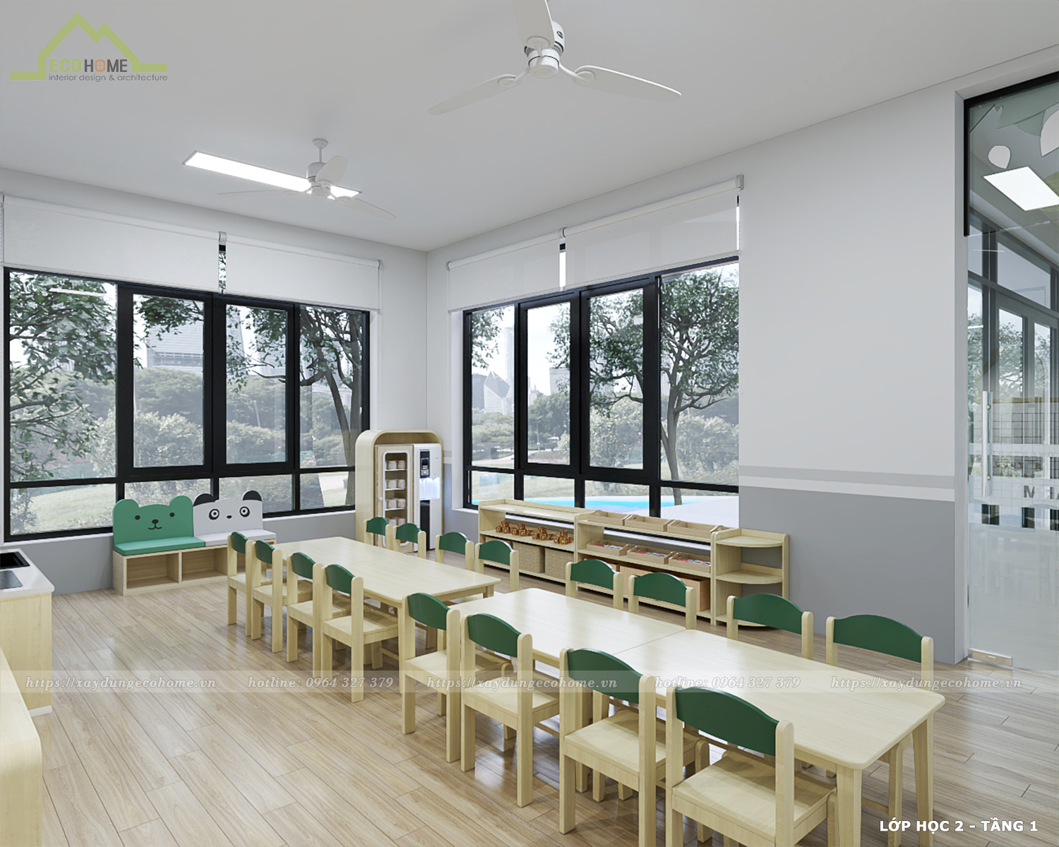Thiết kế trường mầm non Bamboo