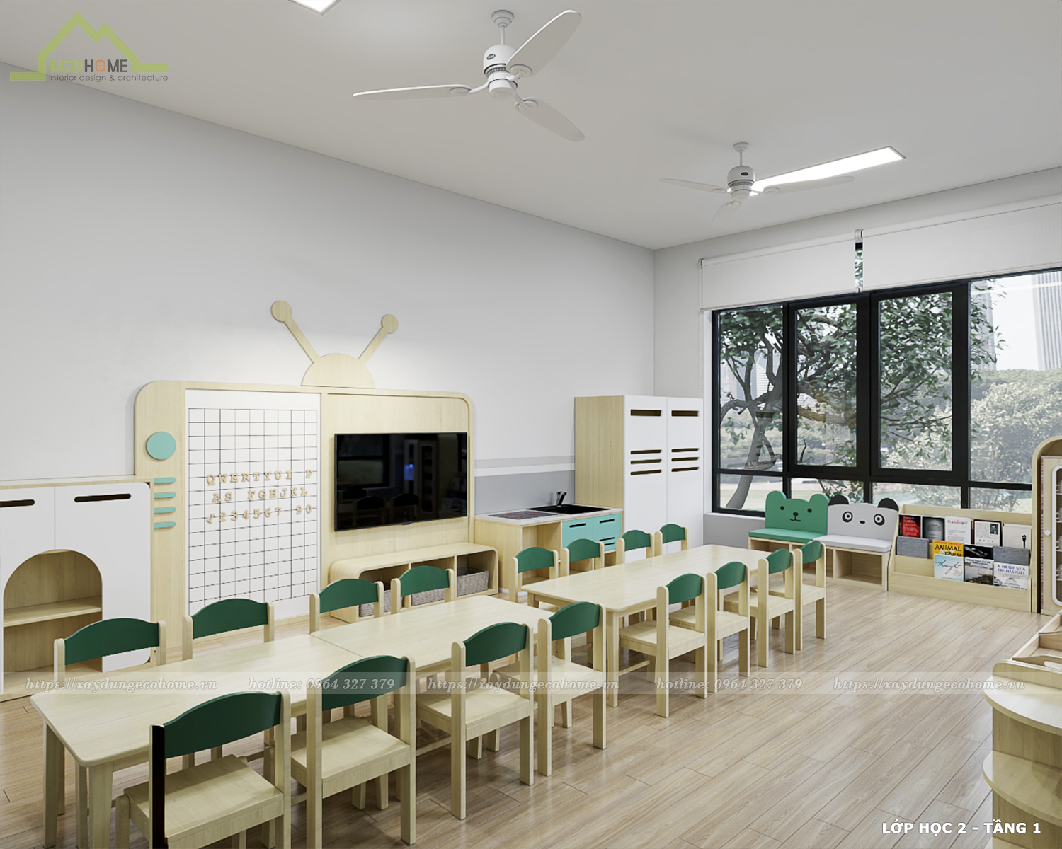 Thiết kế trường mầm non Bamboo